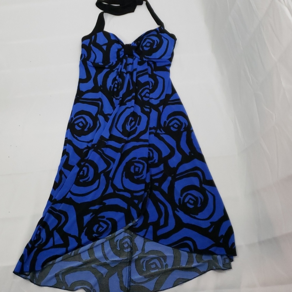 Floral halter dress